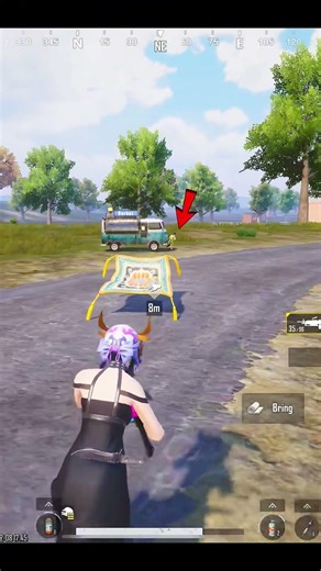 Flying carpet tips and tricks 🥵 #pubg #bgmi #shorts