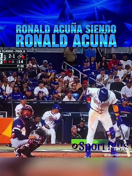Ronald Acuña Jr. y su reacción en el béisbol