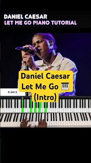 Daniel Caesar Let Me Go chords (intro) #danielcaesar #rnbmusic