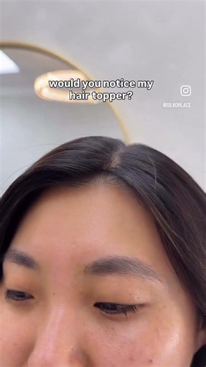 The best hairpiece for thinning hair! #hairtopper #humanhairtopper