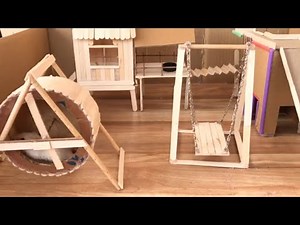 Hamster House TV : How Diy Hamster House By bamboo sticks | Learn To Build a House For Pets Mouse