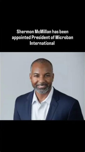 Shermon McMillan has been appointed President of Microban International — a key leadership shift