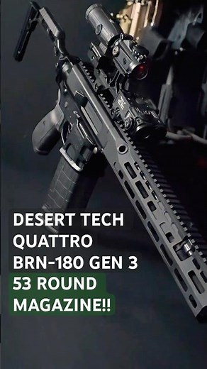 BRN-180 Upper and Desert Tech Quattro lower #military #tacticalgear #army #edc