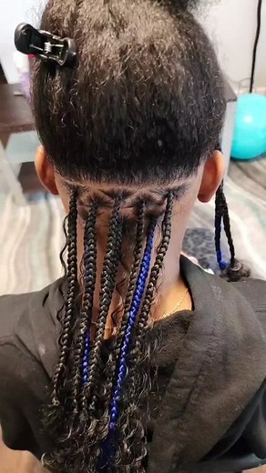 Prom Braid Style for Black Girls | Knotless Box Braids Tutorial