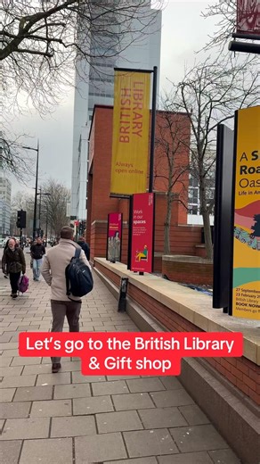 British Library & Gift shop #britishlibrary #london #england #booktok #books