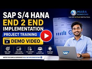 Sap s4 hana end 2 end implementation project training demo