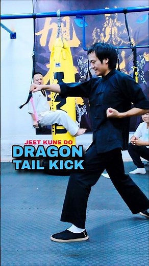 Bruce Lee’s Jeet Kune Do Kicks⚡Dragon Tail Technique
