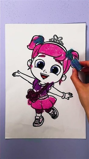 Little Angel’s Magical Sparkle Dress! ✨👗 #shorts #littleangel #dressup #kidsanimation