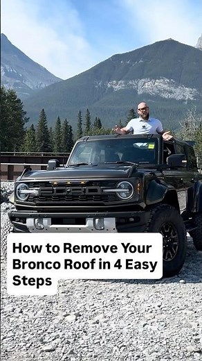 How to Remove Roof on Ford Bronco