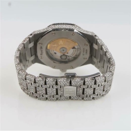 Audemars Piguet Royal Oak 15.05cts TW Diamond Watch- Evaluated By Our Certified Gemologist-AGS/GIA