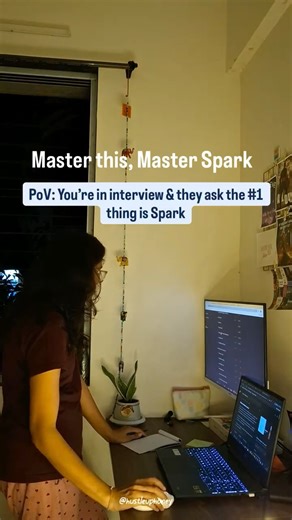 Anamika🦋 on Instagram: "Spark is a very important skill for Data Engineer role. Learn it to crack any Data Engineer interview. Comment below for more resources. Follow @hustleuphoney for more! Upskill, Learning, job, switch, Databases, Data Management, Data Analysis, Query Language, Data Science,Programming, Spark, Interview, Coding, SQL Basics, Data Retrieval, Database Queries, Tech Skills, Datayears Storage, Backend Development, SQL Learning, Data Engineer, SQL Developer, Database. . #
