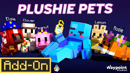 [Add-On]毛绒宠物-我的世界市场包免费下载-Minecraft Marketplace Plushie Pets