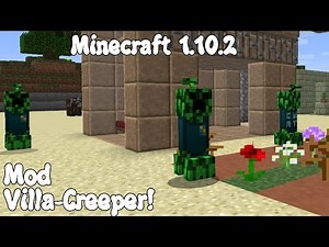 Minecraft 1.10.2 MOD VILLA-CREEPER! Voxels Mod Español!