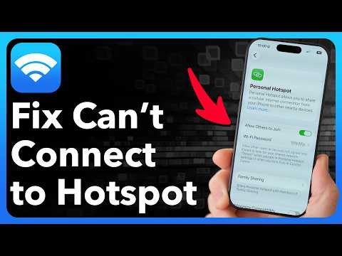 How To Fix Devices Can't Connect To Your Personal WiFi Hotspot
