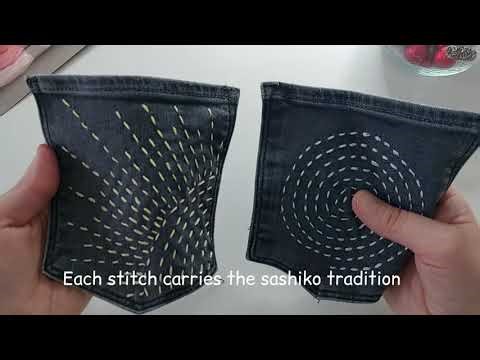 Sashiko on Denim: Creating Backpack Details