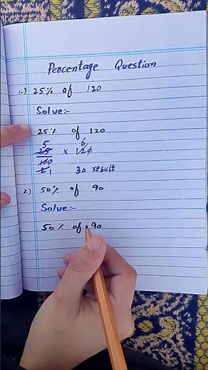 "Easy Percentage Question | Exam Tip"