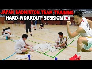 Badminton Training Session Japan 🇯🇵 - バドミントンのトレーニング