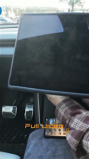 Saunyoto Swivel Screen for Tesla Model Y Performance 16” display Part 45