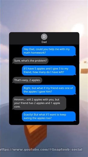 Apple Math Fun: Homework Help with Dad!
