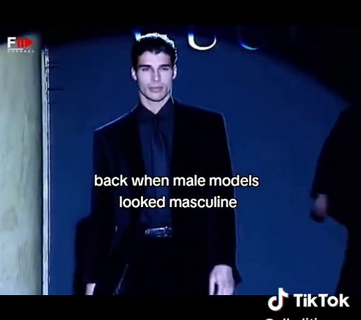 Masculine Features in Male Models: Cameron Alborzian on the Gucci Runway