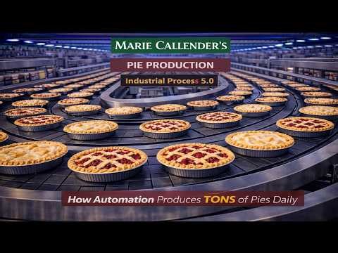 Watch 500,000 Pies Get Made in ONE DAY | Factory Production