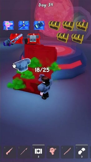 Alien Chest vs Gold Chest... Who Wins? #roblox #99nightintheforest