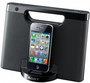 Sony iPhone/iPod Portable Speaker Dock w/ Wireless Remote Control $40 shipped (Reg. $80)