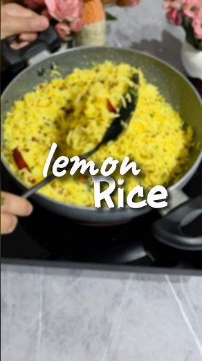 South Indian Lemon Rice Recipe 😋 | Quick & Easy Lunch Idea | Traditional Lemon Rice