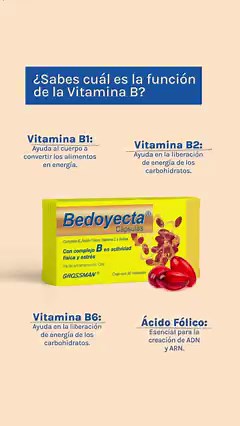 Bedoyecta contiene una combinación de vitaminas B. Pero, ¿alguna vez te has preguntado cuál es la función de estas vitaminas? Descúbrelo en esta publicación. | Bedoyecta Mx