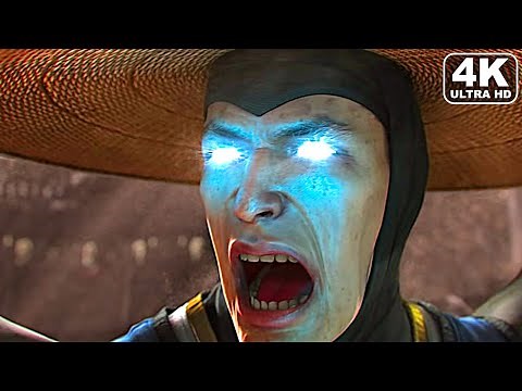 Raiden Destroys Everyone Fight Scene 4K ULTRA HD - MORTAL KOMBAT X