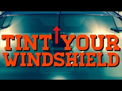 How To Install Tint Strip On Windshield