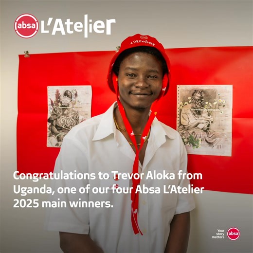 761 reactions · 6 comments | Introducing Trevor Aloka, one of our new Absa L’Atelier 2025 Ambassadors. Trevor is a multidisciplinary visual artist from Uganda. He uses material exploration and spatial structures to reflect on memory and daily life. His work advocates for togetherness and community, reminding us of the power of living collectively. Congratulations Trevor! #WeSeeYourStory because #YourStoryMatters. #AbsaLatelier #ItsAStoryOfArt | Absa Group | Facebook