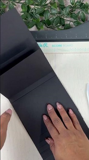 Gothic Double Waterfall Folio #onehourcrafting #tutorial #papercraft #youtubeshorts