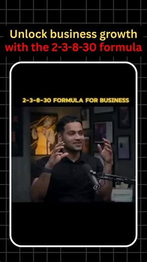 Bold Idea 💡 on Instagram: "he 2-3-8-30 Formula: Every new business idea needs a structured path to scale. Start small with 2 for testing, scale to 3 for implementation, expand to 8 for functional roles, and finally, hit the accelerator with 30+ for massive growth! #BusinessTips #StartupGrowth #ScalingUp #Entrepreneurship #BusinessStrategy"