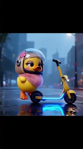 Duckling Goes To The Supermarket & Grills Octopus For A Cute Little Girl