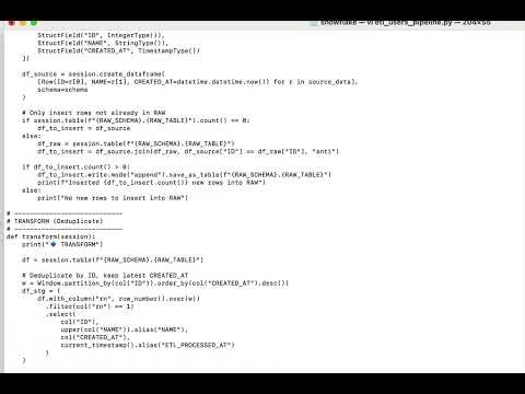 Snowflake | ETL Pipeline Quick Overview