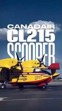 CL-215: The Firefighting Aircraft That Sips Seawater While Flying! Amazing Facts About the Scooper!