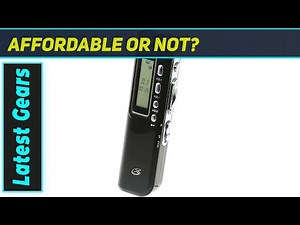GPX PR047B 4GB Digital Voice Recorder: Your Essential Audio Companion!