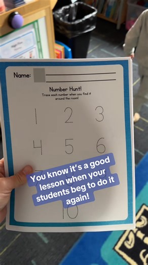 I asked, and you delivered! 🙌✨ Last week I mentioned having a gap in my lesson plans, and you came through with hundreds of amazing preschool lesson ideas. It was so hard to pick just one, but I chose a Black Light Number Hunt because I really wanted to sneak in some number review. This activity was a HUGE hit—my students begged to do it again! Grab the number sheets at preschoolvibes.com, and the black lights are linked on my Amazon storefront. | Preschool Vibes