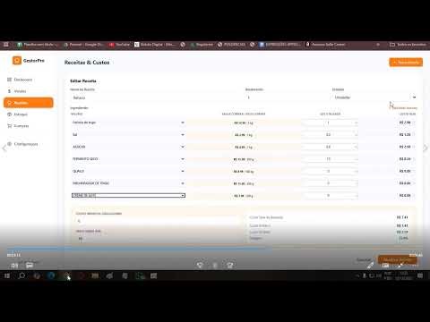 GESTOR DE SALGADOS E DOCES