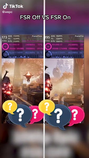 AMD FSR Comparison: Off vs On Ultra Quality