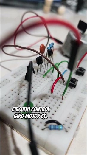 Control Giro de motor circuito practica, Siguenos.#circuitoselectricos #virales