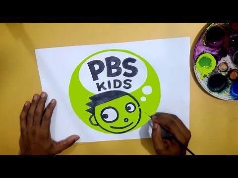 How to draw the PBS kids logo