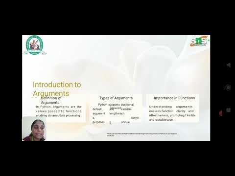 Understanding Formal argument|Python Programming|SNS Institutions