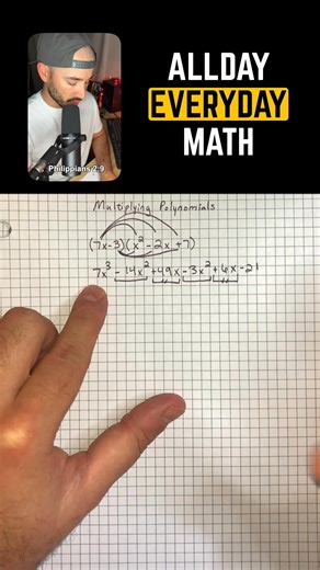 How to multiply polynomials in Algebra 1! #alldayeverydaymath #algebra #homeschool | Allday Everyday Math