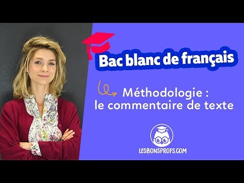 Bac blanc : on te guide pour bien analyser ton texte ! (commentaire littéraire)
