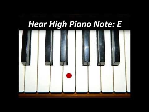 Hear Piano Note - High E