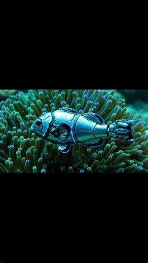 Clam, Clownfish & Swarms of Jellyfish and Sardines | Ocean Becomes Mecha #shortsfeed #shortvideo