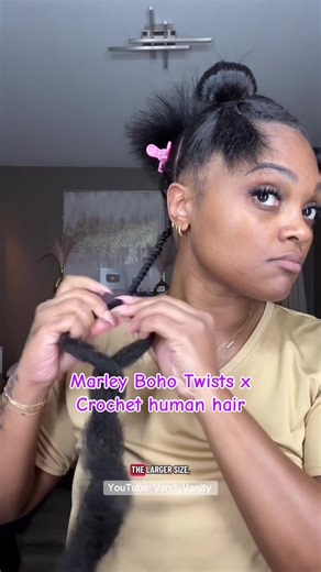 Marley Boho Twists Crochet Human Hair using “Miracle Knots” method…🔥 ✅ Pre-parted strands for effortless install ✅ Soft, lightweight & protective — no tangle ✅ Easy take-down & reuse, low maintenance 🛒DM me crochet hair link for 0rder or search hair name “ELF7117” on our bi0 website 🤑8% OFF Code: “Tiktok” . . . . . . . . #crochethair #minibraids #braidstyles #protectivestyles #naturalhaircare