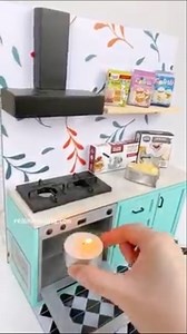 Miniature REAL functioning 2in1 cooking and baking kitchen set🥰 #ちびめし #ミニチュアフード #ガチャガチャ #ミニチュア #minicooking #tinyfood #miniature | Realminiworld